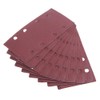 ExcInter 10PCS 93x185mm Sandpaper Sanding Paper 8 Holes Loop Sand