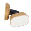 Door Stopper Non Magnetic No Drilling Windproof Wood Grain Invisible