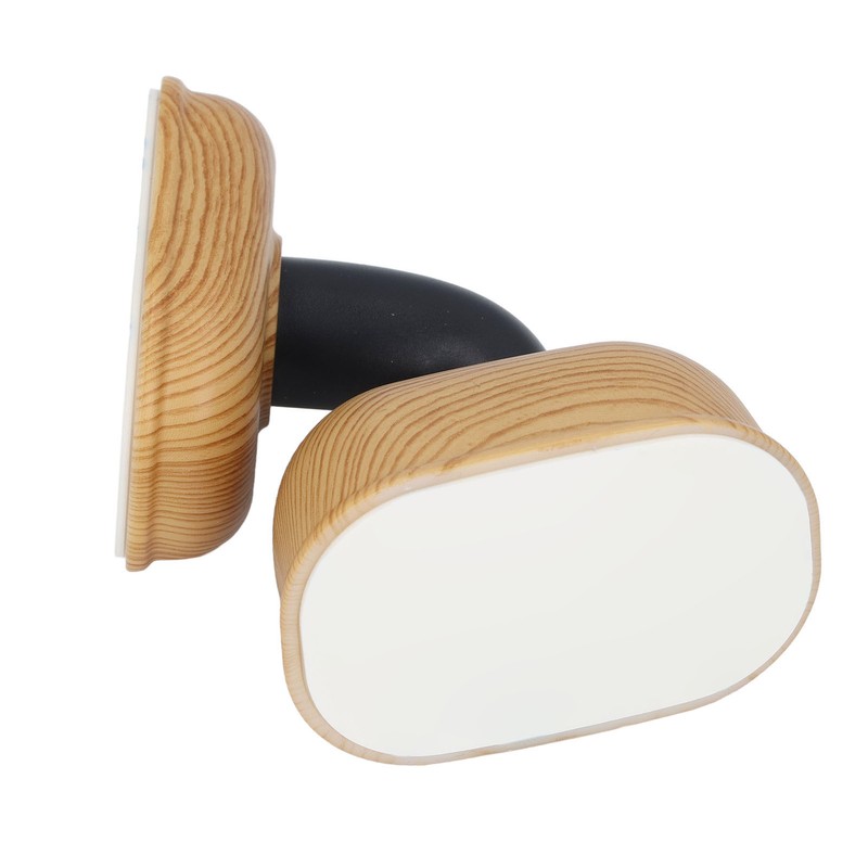 Door Stopper Non Magnetic No Drilling Windproof Wood Grain Invisible