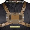 Let Me Be Lightweight Airsoft Chest Vest for Molle Plate