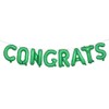 16 inch multicolor Congrats Letters Banner Gold Graduation Party Decorations