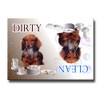 Dachshund Clean Dirty Dishwasher Magnet No 4