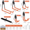 Cpais Garage Hooks with Anti-Slip Coating,Heavy Duty Wall Mount Storage