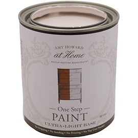 One-Step Chalk Finish Paint | Spa White | 32 OZ | Home Improvement Furniture & Cabinet Paint for Wood, Decor, Fabric, and More | Amy Howard At Home
