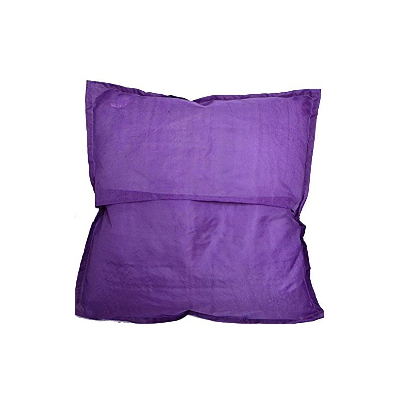 16 Recycled Sari Cushion Covers 40 cm Indian Moroccan Purple