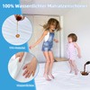 mafudoxi Waterproof Mattress Protector Fitted Sheet,30cm Deep Pocket Bed Sheet,