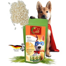 100% Reis Hundeleckerli Hypoallergen für empfindliche DARMFLORA und VERDAUUNG, GEWICHTs Regelung, MINERALSTOFFREICH, Hundefutter Aufwertung, auch für Training • Snack • Barf • mehr Vitalität