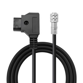 BMPCC 4K/6K/6K Pro to D-Tap Straight Power Cable Compatible with Blackmagic Pocket Cinema Camera Gold V Mount Battery Weipu 2 Pin SF6 Female to P Tap, 47”