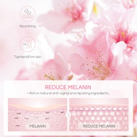 Skin Care Set for Teenage Girls, Japan Sakura Skincare Set, Anti-Ageing Face Care Set, Daily Beauty Care - SET D