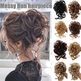 Faringoto Messy Bun Hair Piece,Updo Hairpiece Hair Extensions for Women