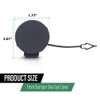 LQI Front Bumper Tow Hook Eye Cover Compatible with Jaguar