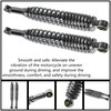 Motorcycle Shock Absorber Chrome Shocks Eye To Eye 335mm Compatible