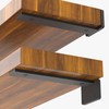 NEODROP 12 Pack 6 Inch Floating Shelf Brackets, Heavy Duty