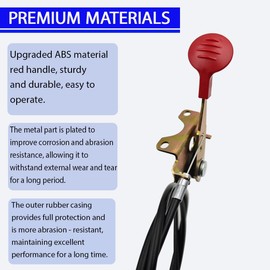 ZanFyxil 116-1972 Throttle Control Cable, Replaces Stens 290-348, Compatible with Exmark Lazer Z AS E S X Z Series Zero-Turn Mower