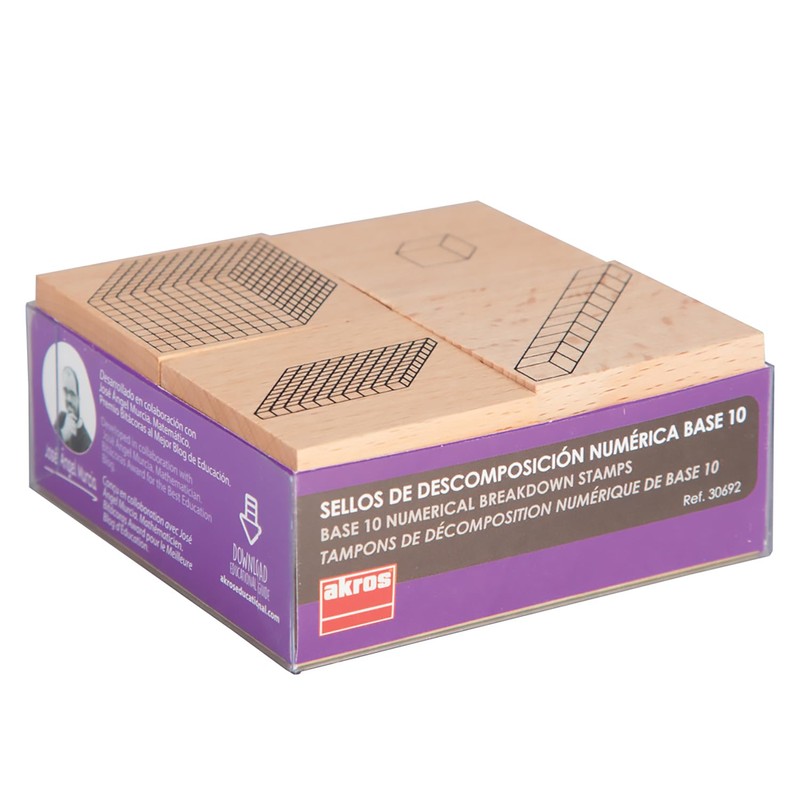 Akros (AKRP1) 30692 Akros Base 10 Numerical Breakdown Stamps Logic