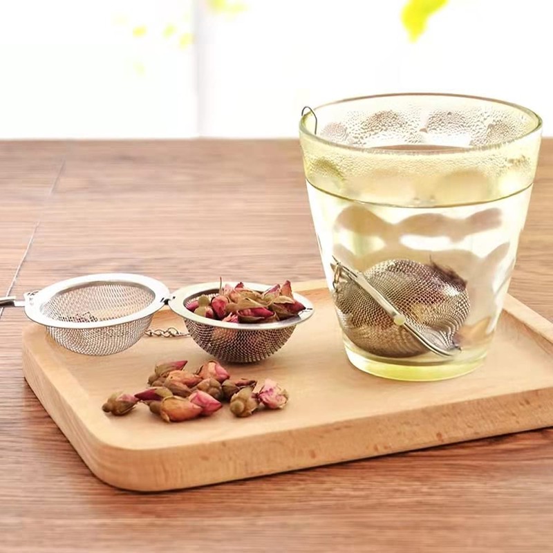 2pcs Stainless Steel Tea Strainer Infuser Ball Mesh Tea Filter