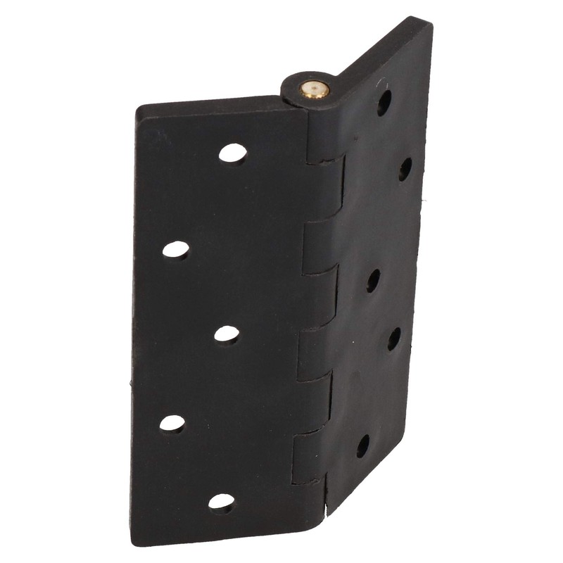 2 Pack Black Polymide Hinge Reinforced Plastic 67x102mm Italian Made