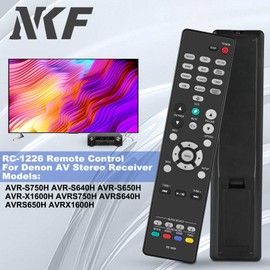 RC-1226 Replace Remote Control for Denon AV Stereo Receiver Remote AVR-S750H AVR-S640H AVR-S650H AVR-X1600H AVRS750H AVRS640H AVRS650H AVRX1600H