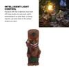 Solar Garden Outdoor Light Torch Figurine Warm Light Landscape Ground