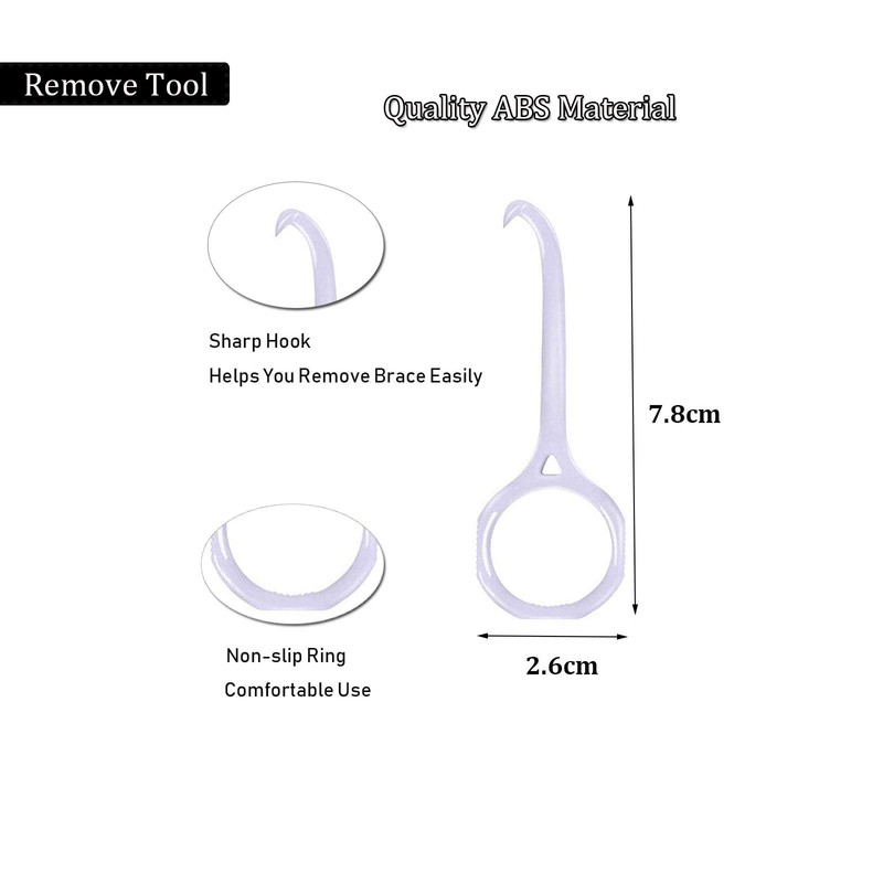 Invisible Orthodontic Set (4 Pieces) - 1 Alignment Tool |