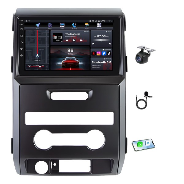 Car Radio for Ford F150 2009-2014: 9" 1280 * 800
