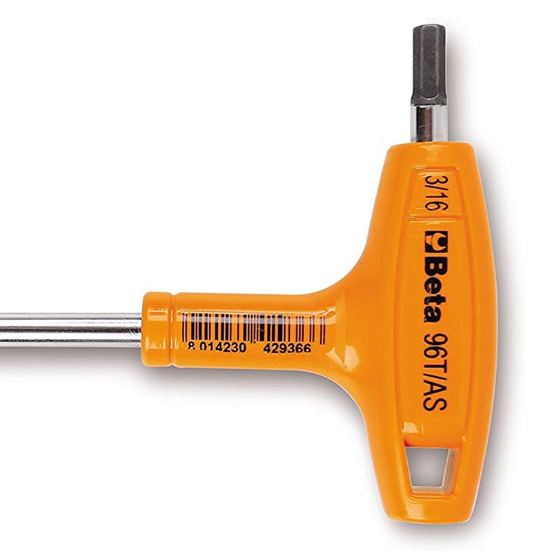 グリップ付Ｔ型ヘックスレンチセット6本組 96T/S6