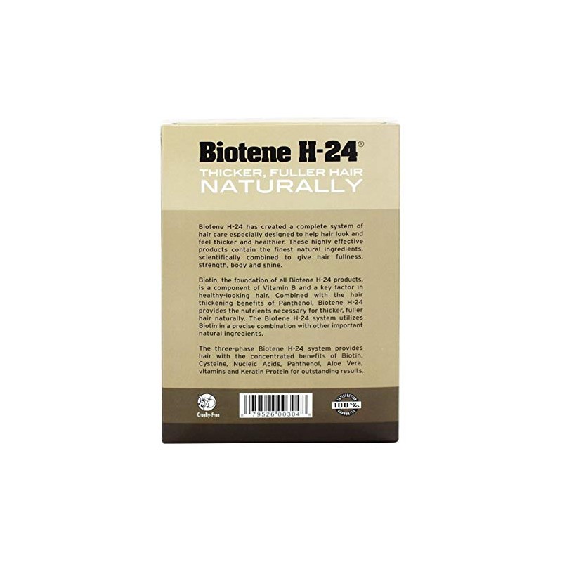Pack of 1 x Mill Creek Biotene H-24 Tri-Pack Shampoo