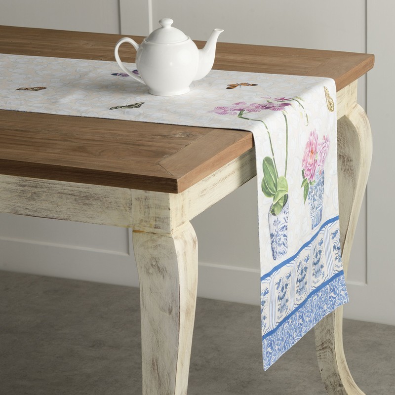 Maison d' Hermine Table Runner 100% Cotton 37cm x 230cm