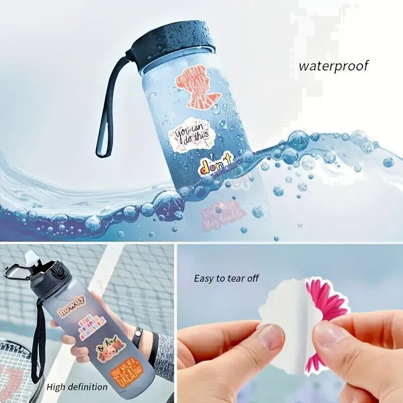 25pc Inspirational Motivational Mental Health Cute Saying Stickers Laptop Book