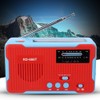 RD-666T Portable Solar Powered Emergency Hand Crank AM FM Radio