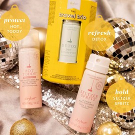 Drybar The Travel Trio Kit ~ Hot Toddy, Seltzer Spritz AND Detox Dry Shampoo