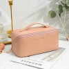 Women’s Cosmetic Box Bag – Large Travel Makeup Case with