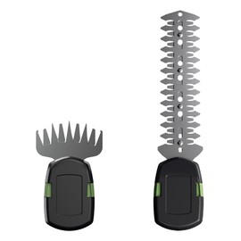 LURSKY SK5 8.89'' Hedge Trimmer Blade Maximum Cutting 1/4'' and 4'' Grass Cutting Blade Maximum Cutting 3/8'' Total 2 Pieces, Suitable for LURSKY Green Hedge Trimmer, Only Blade