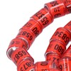 100Pcs 8mm Pigeon Leg Bands Aluminum Alloy Non Competition Recognizable