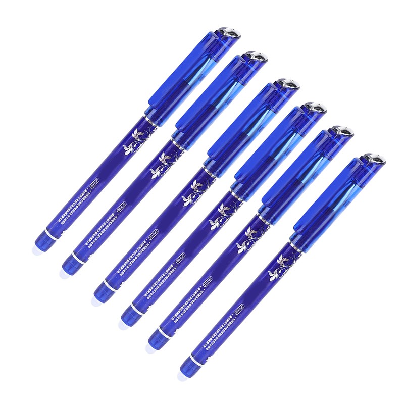 24PCS Erasable Ink Pen Make Mistakes Disappear Blue Erasable Pens