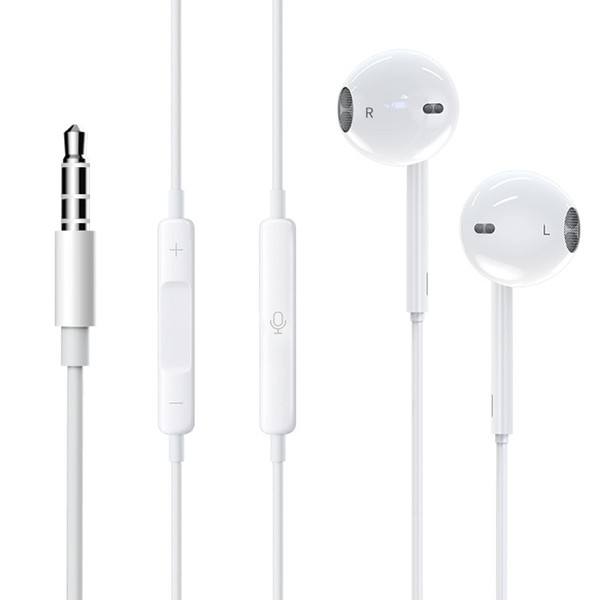 (2023 Enhanced Sound Quality Version) Earphones, Wired Earphones, 0.1 inch (3.5 mm) Jack with Microphone, Noise Canceling, HIFI Sound Quality, Calls, Clear Calls, Remote Control, Volume Control, Compatible with All 3.5mm Interface Devices