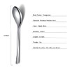 Teaspoons, 6 Piece Spoons Silverware, Stainless Steel Small Spoons, Tea