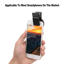 Archuu Clip-on ND Filters 37mm Adjustable ND Lens Filter ND2400 Neutral Density Filter for Different Cellphone Camera Lens