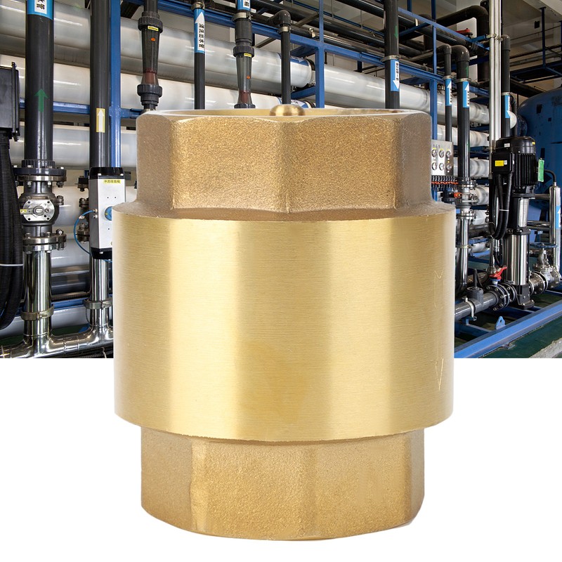 High Accuracy Brass Threaded One Way Non Return Check Valve