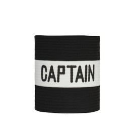 MC-Trend Football Captain's Armband - High Quality Elastic Leader Armband for All Ages - Perfect Choice for Your Team Captain Captain (1, Black/White)