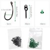 LBING 95 Pieces Fishing Hooks Set 30 Pieces Thread Boilie