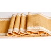 GeetuBerry Burlap Lace Hessian Table Runner Rustic Country Wedding, Farmhouse,