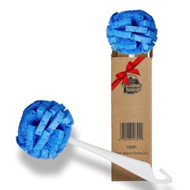 COMPAC HOME Dish Wand Kitchen Sponge | Effectively Clean China Dishes and Glassware | Unique Round Ball Shaped All-Around Cleaning Sponge | Gentle Flexible Brushes for Your Nice Dishes, 6 Count