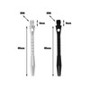 EMSea 12PCS Dart Shafts with Rubber O-Rings 45mm Standard 2BA