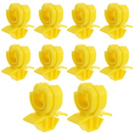 Pack of 10 Bonnet Clips - Replacement for Opel Astra K Corsa D Corsa E, Vectra C Signum - Compatible with 13249044/1180938 - Bonnet Rod Holder