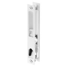 Prime-Line C 1226 Diecast Non-Keyed Patio Sliding Door Handle Set for 1 In. to 1-1/8 In. Thick Sliding Glass Doors, White (Single Pack)