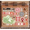 A5 Sticker Sheet Calgary Landmarks Vinyl Stickers - Canada Canadian