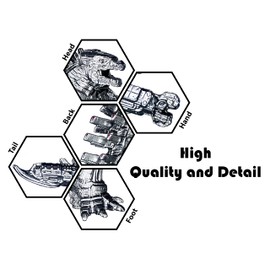 TwCare MechaGodzilla Mecha Godzilla vs. Kong Toy Action Figure, 2021 Movie Series Movable Joints King of The Monsters Birthday Kid Gift, Travel Bag