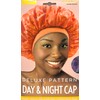 DONNA DELUXE DAY NIGHT CAP Silky Satin Lined Bonnet Sleep