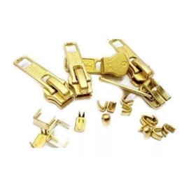 ZipperStop Cierre Zipper #5 Para Cremallera 5 Piezas Jalador + 15 Topes